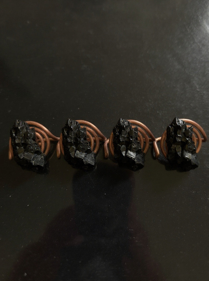 BULK SALE * Custom Wire Wrapped Spiral Ring 4 pack