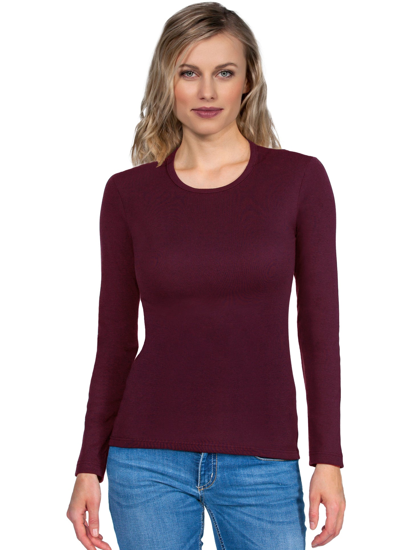 BASIC COTTON Free Spirit Premium Quality 100% Brushed Cotton/Fleece Long Sleeved Made in Italy