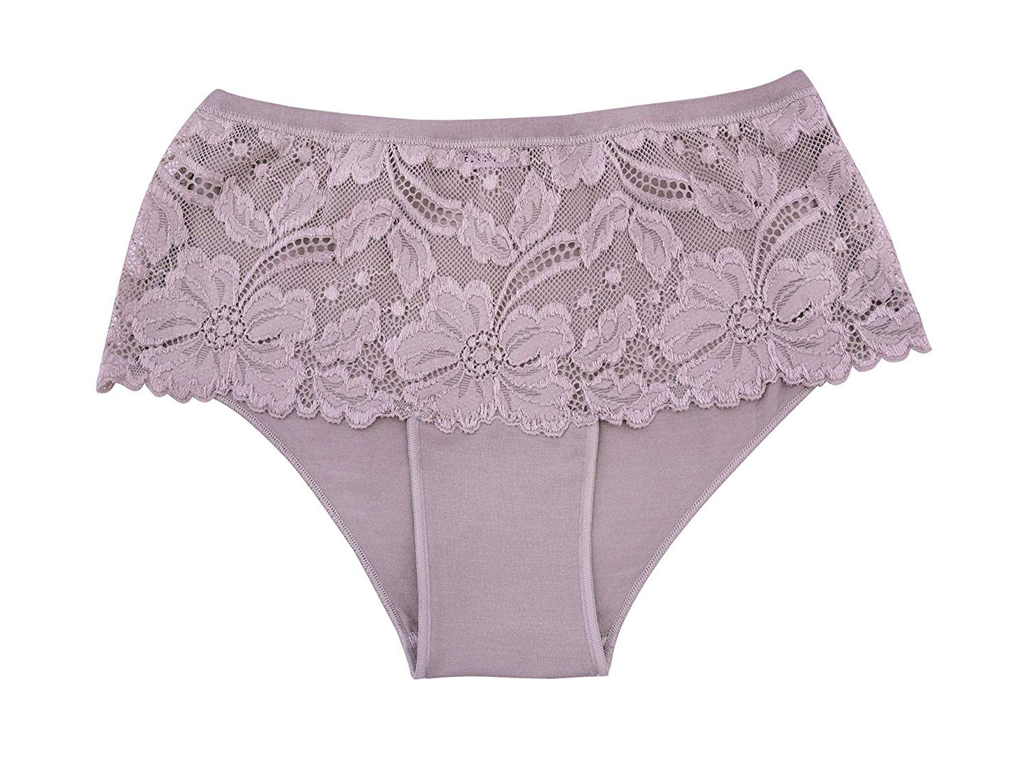 EGI Luxury Modal Women's Lace-Trimmed Briefs Panties. Proudly Made in Italy.(1153)
