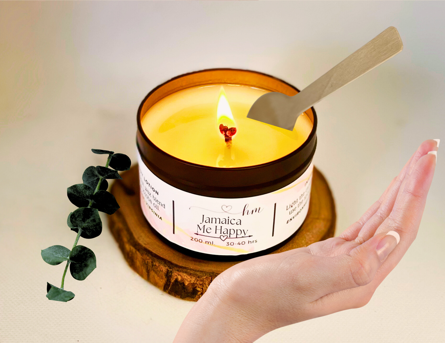 Jamaica Me Happy Lotion+Massage Candle