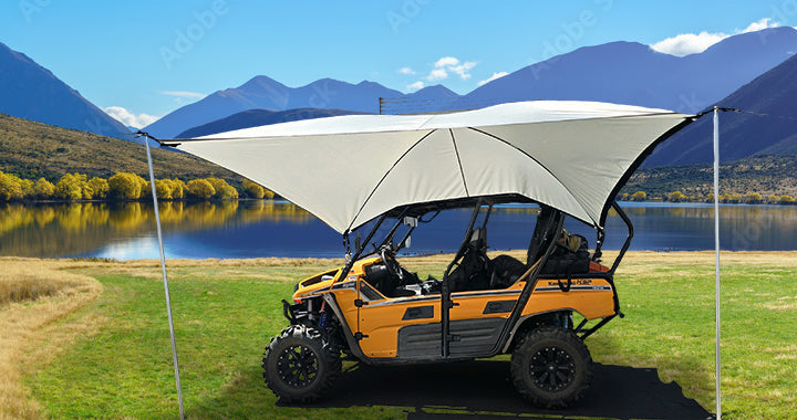 All Purpose Portable Vehicle Awning by Pahaque for Cars SUVs Trucks and Side by Sides