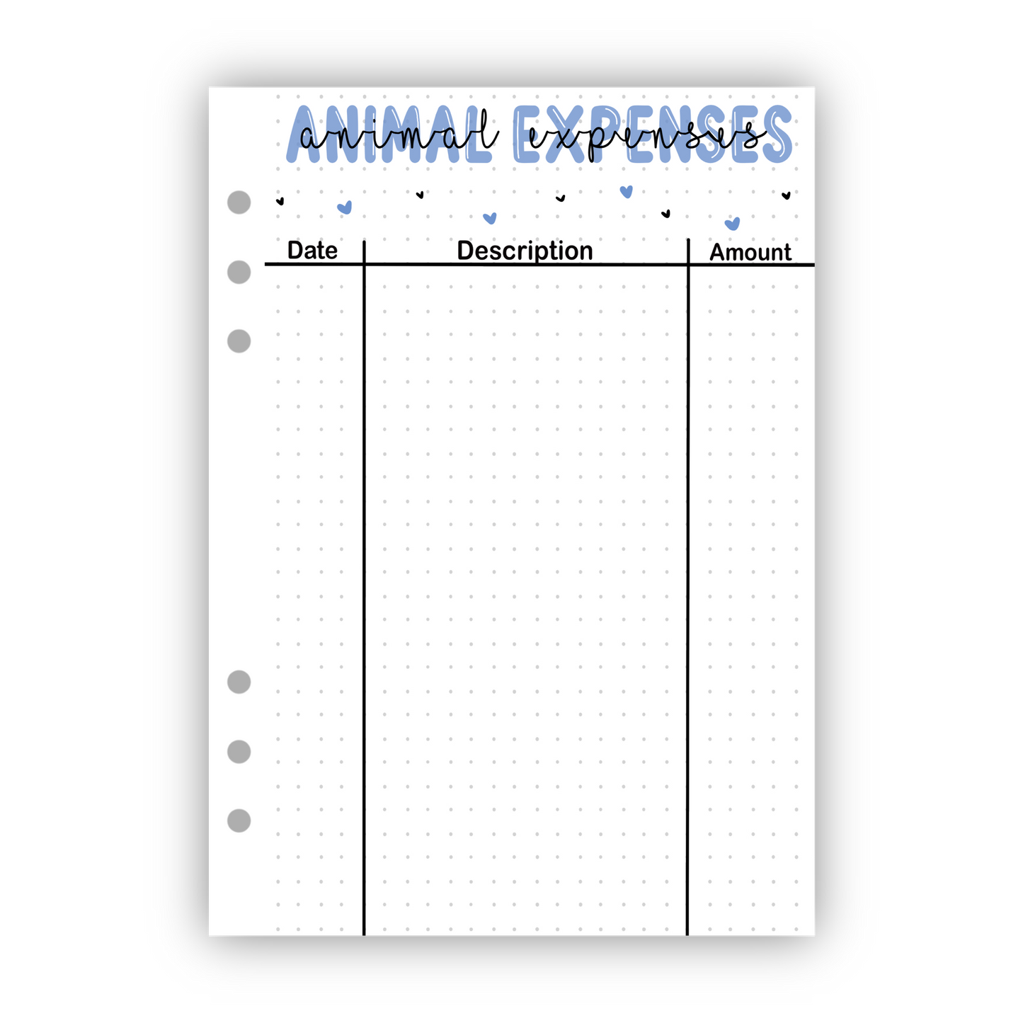 Animal Expenses
