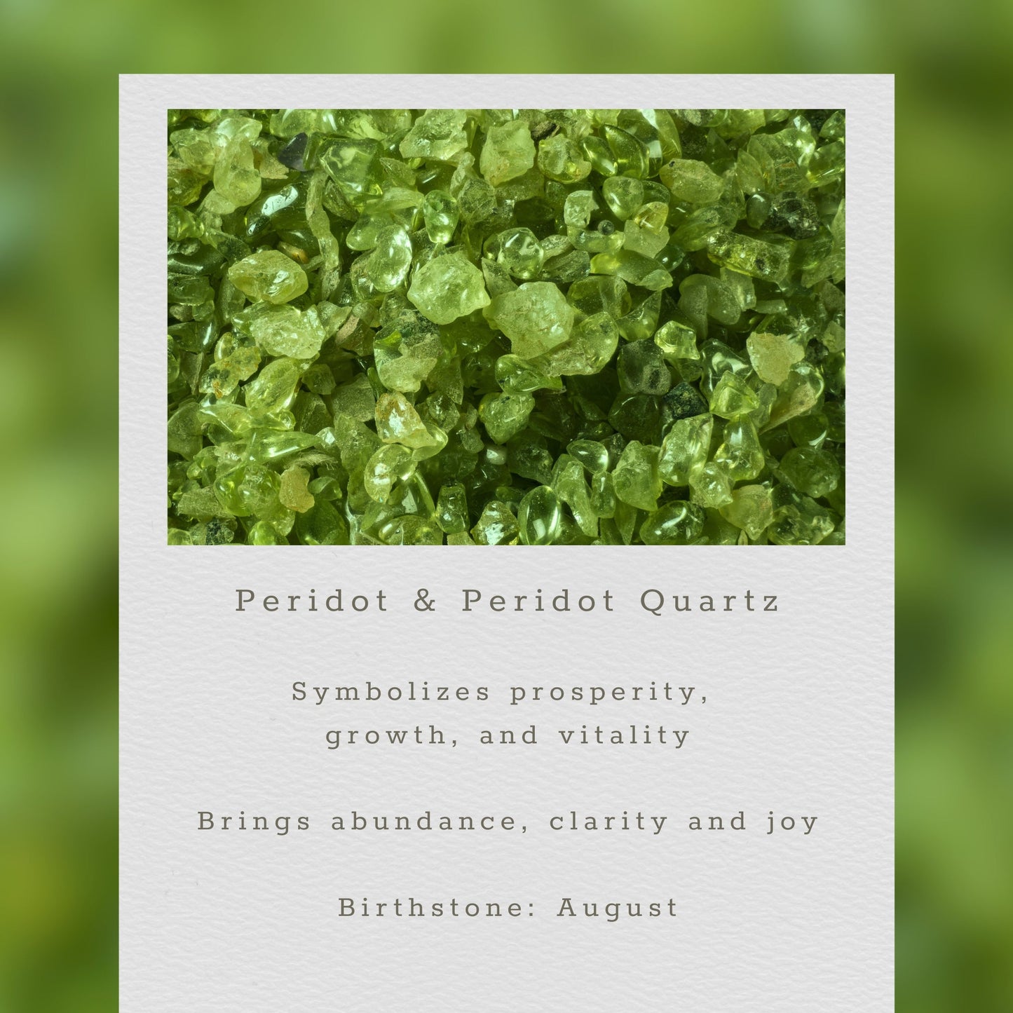 Peridot Quartz Raindrop Cluster Necklace