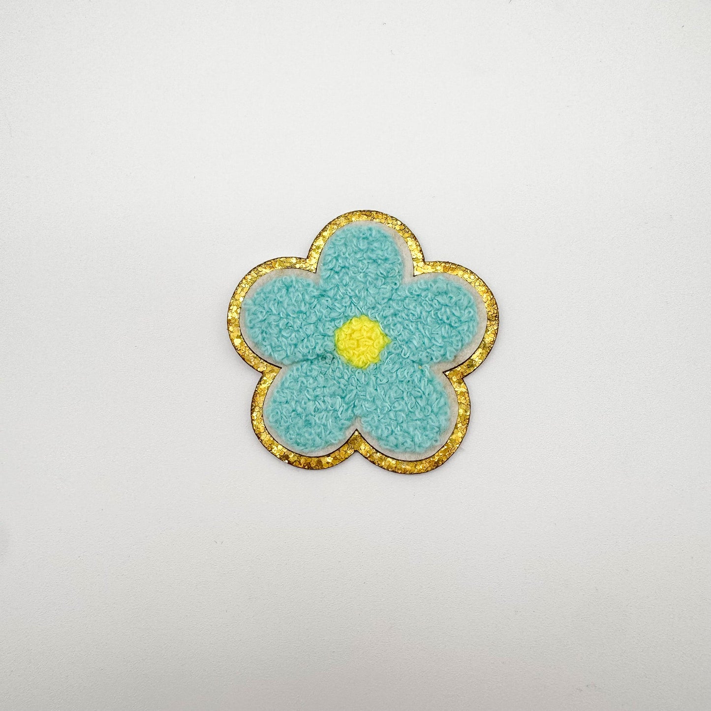 Flower Chenille Adhesive Patch