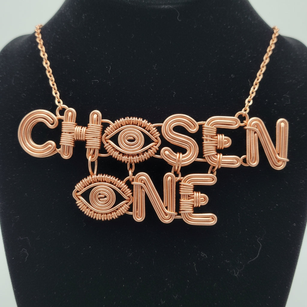 Chunky Wire Wrapped Chosen One Necklace
