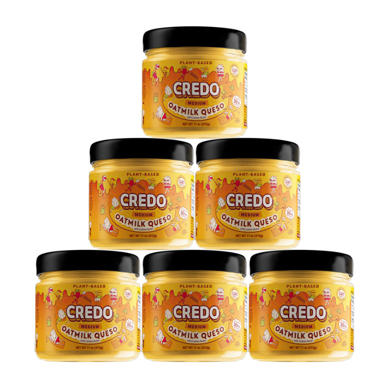 Medium Oatmilk Queso (Six Pack)