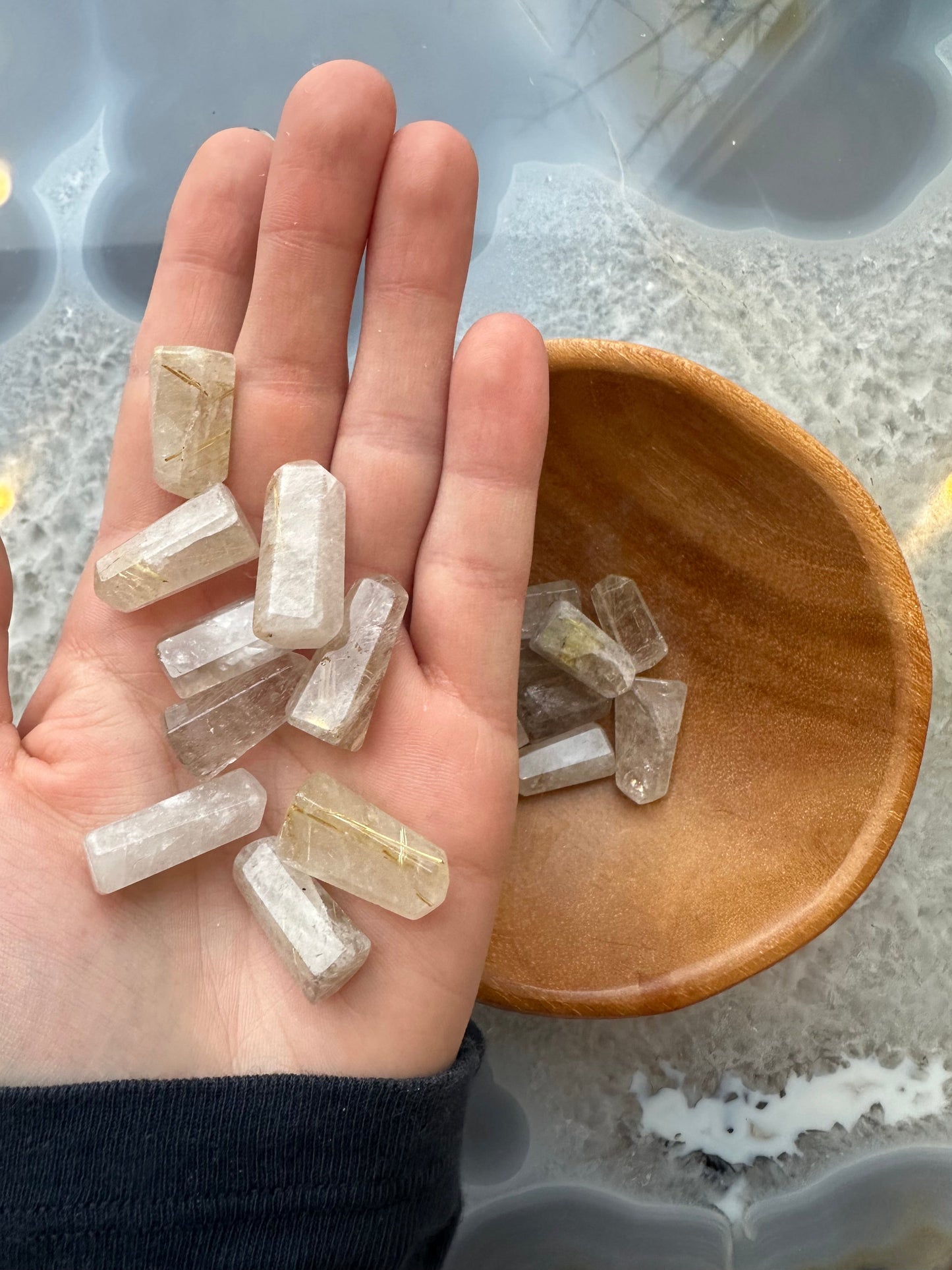 Rutilated Quartz Crystal Point (sm)