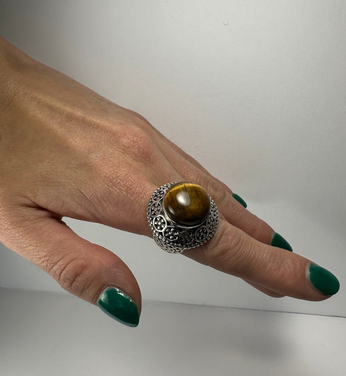 Tiger's Eye Ring