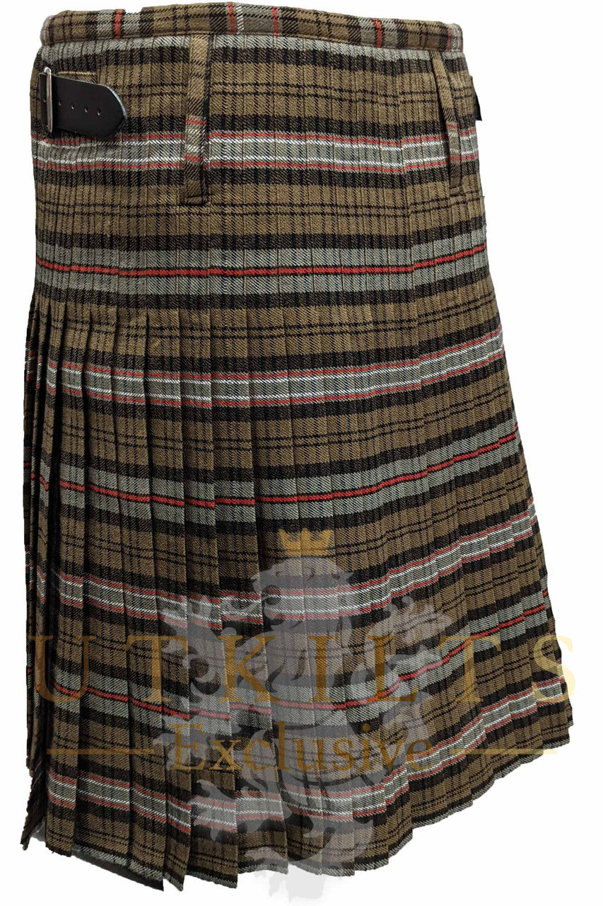 Traditional Kilt - Premium Wool, Scottish National Weathered