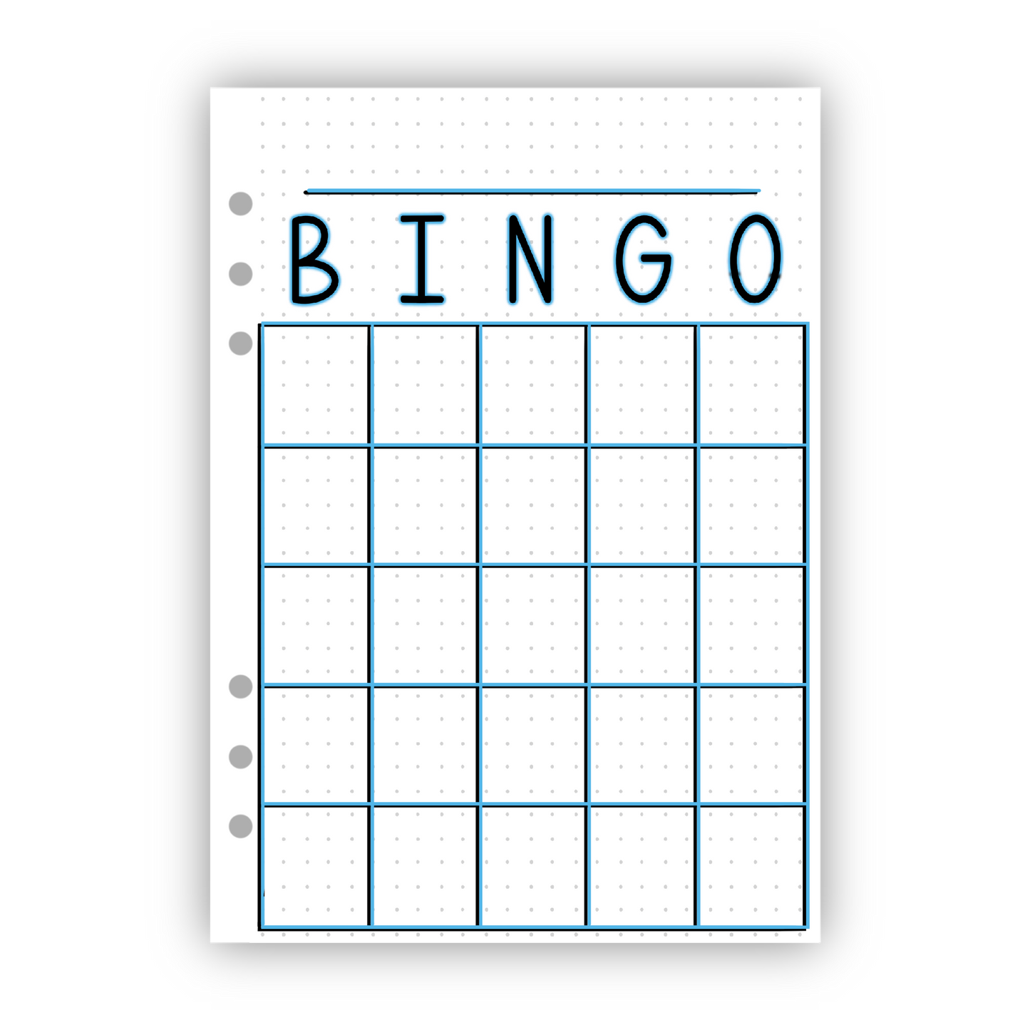 Blank Bingo