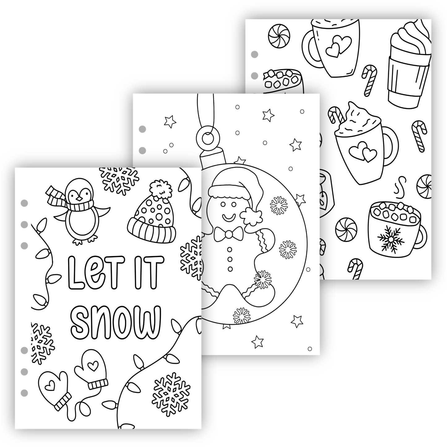 Winter Themed Coloring Pages
