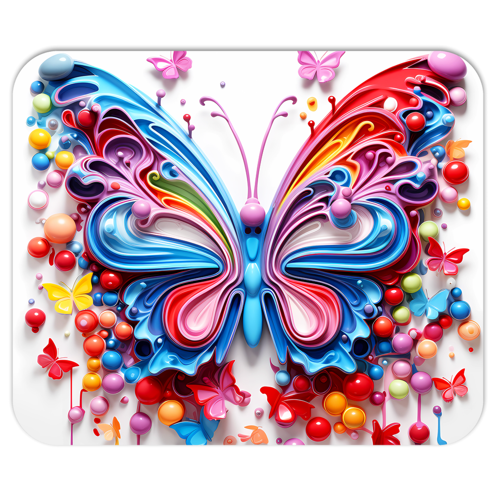 Blue Butterfly Mousepads
