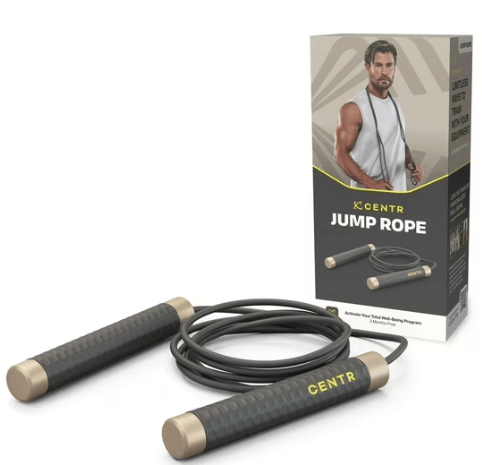Centr By Chris Hemsworth Jump Rope for Cardio Training, Adjustable Length + 3-Month Centr Membership