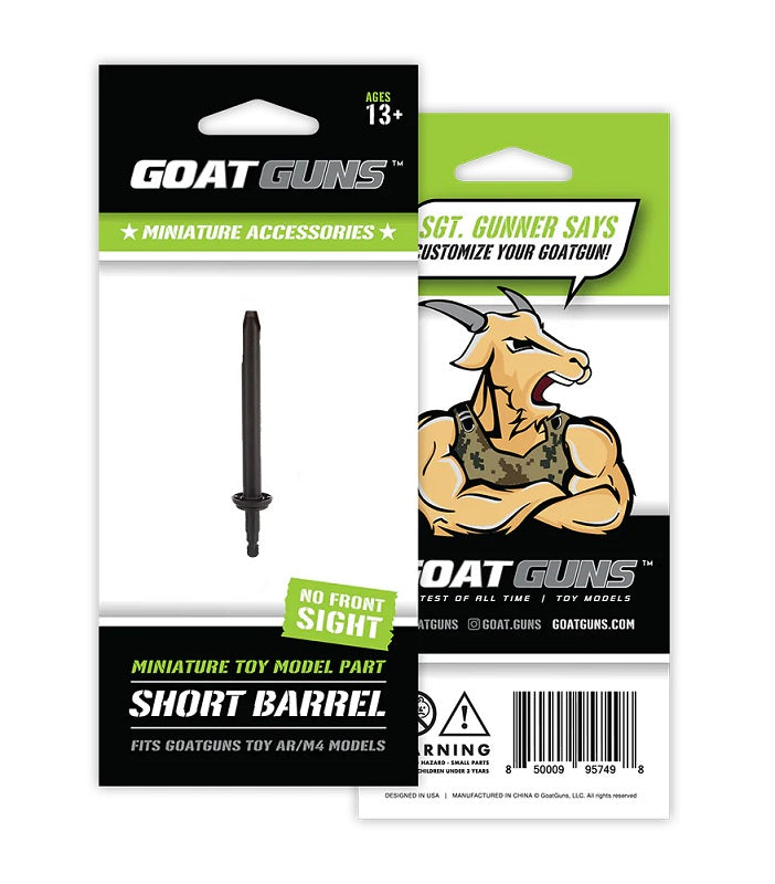 GoatGuns Die Cast Mini Short Barrel, Fits AR/M16 Models BARREL