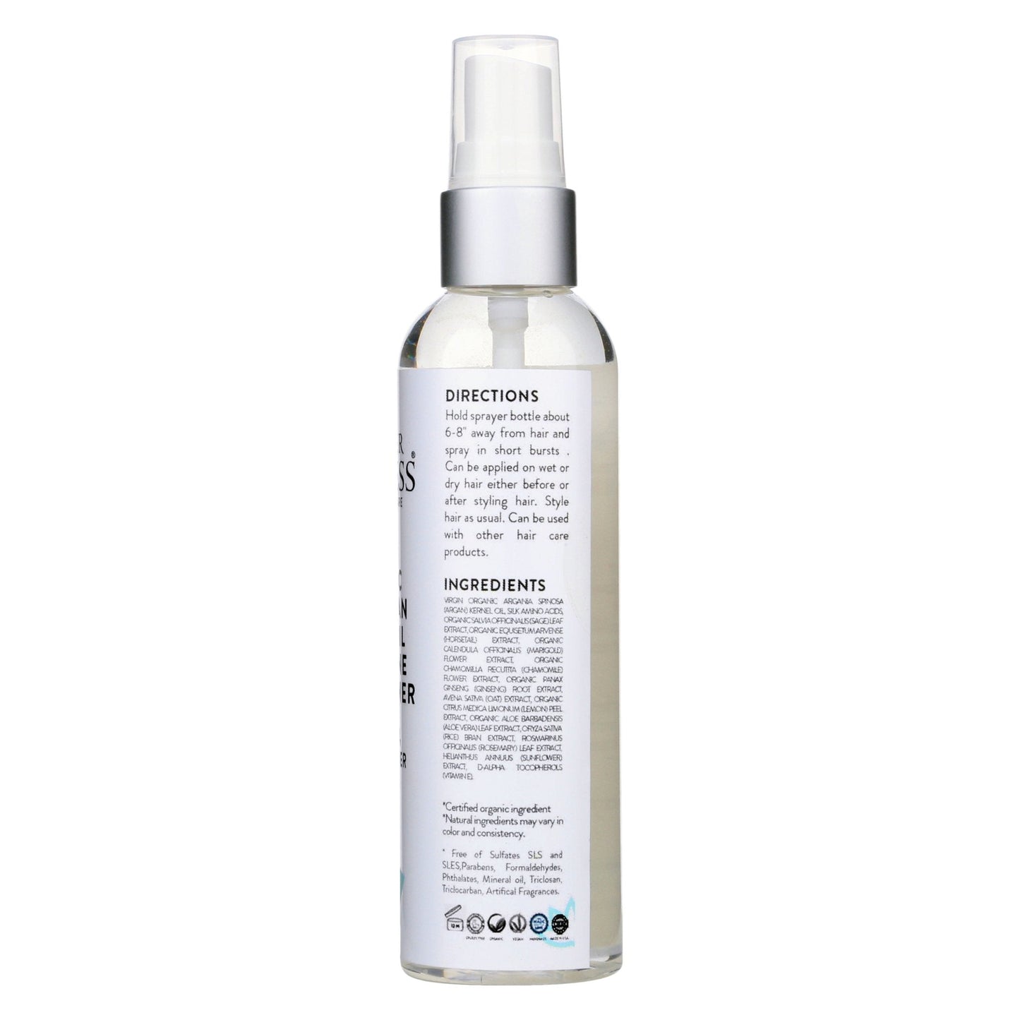 Organic Hair Shine Spray | Moroccan Argan Oil