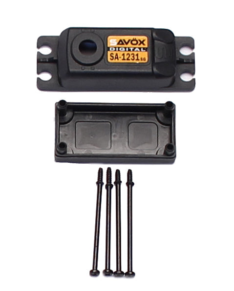 Savox Top and Bottom Servo Case with 4 Screws for SA1231SG