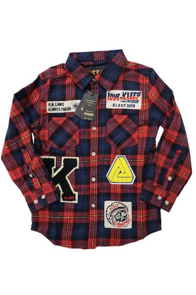 FALU Kid's Premium Flannel Button Down Shirt