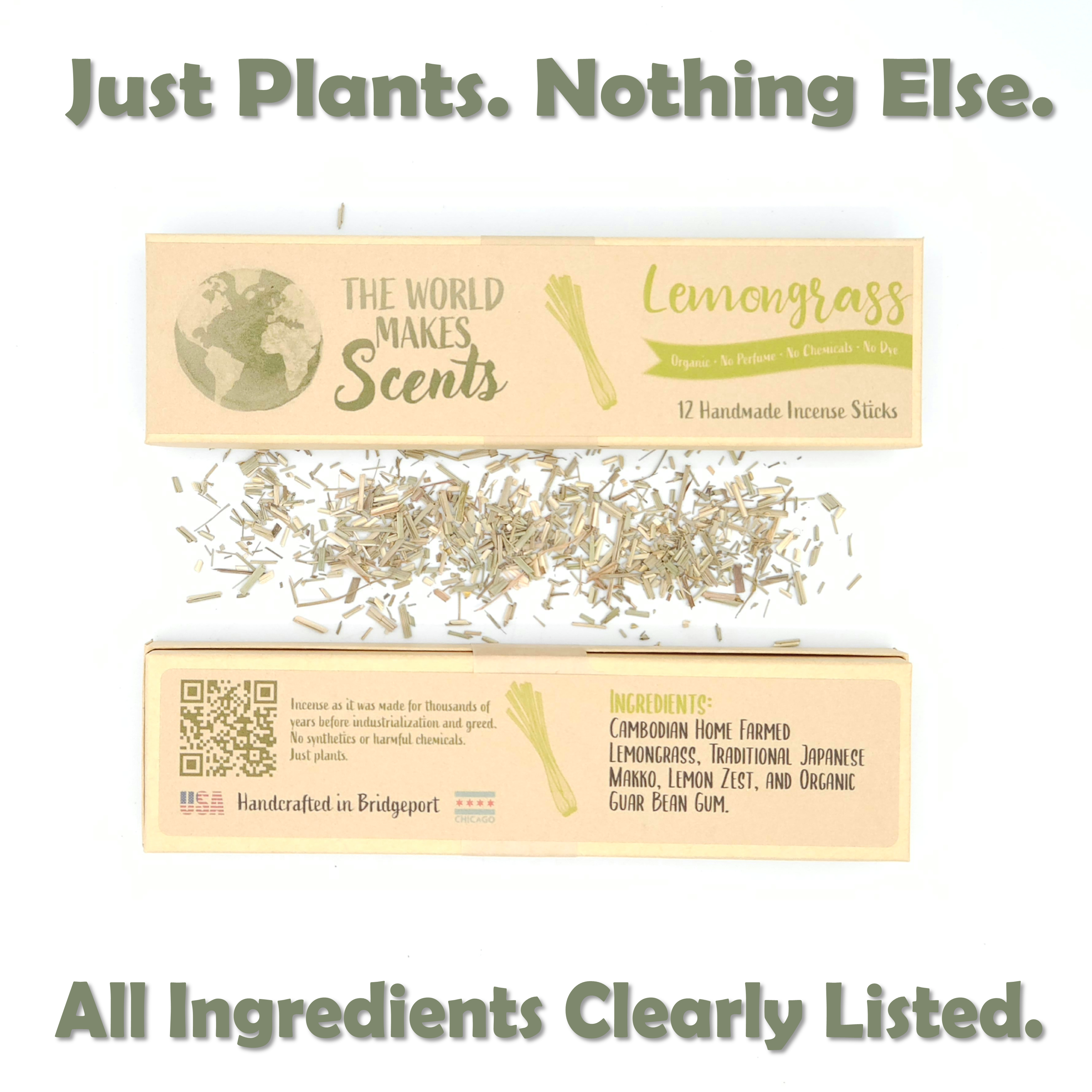Lemongrass Organic Incense Sticks