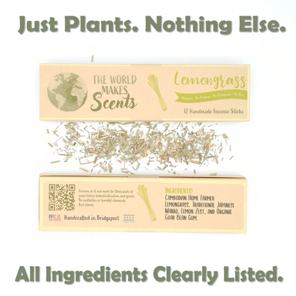 Lemongrass Organic Incense Sticks