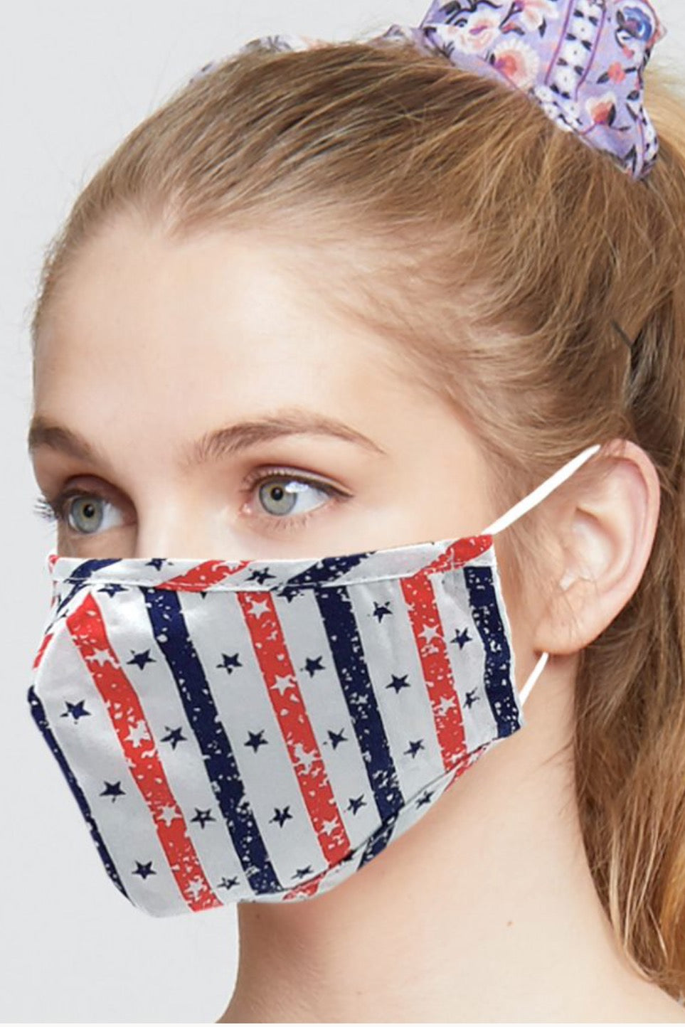 Stars In Stripe Fabric Mask