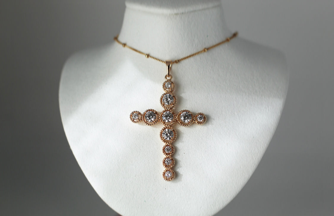 Old World Cross Necklace