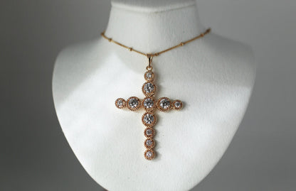 Old World Cross Necklace