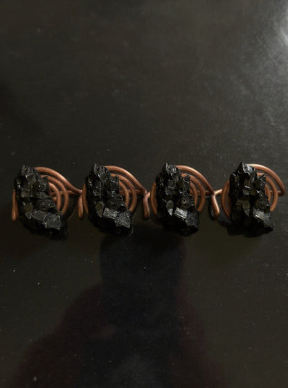 BULK SALE * Custom Wire Wrapped Spiral Ring 4 pack