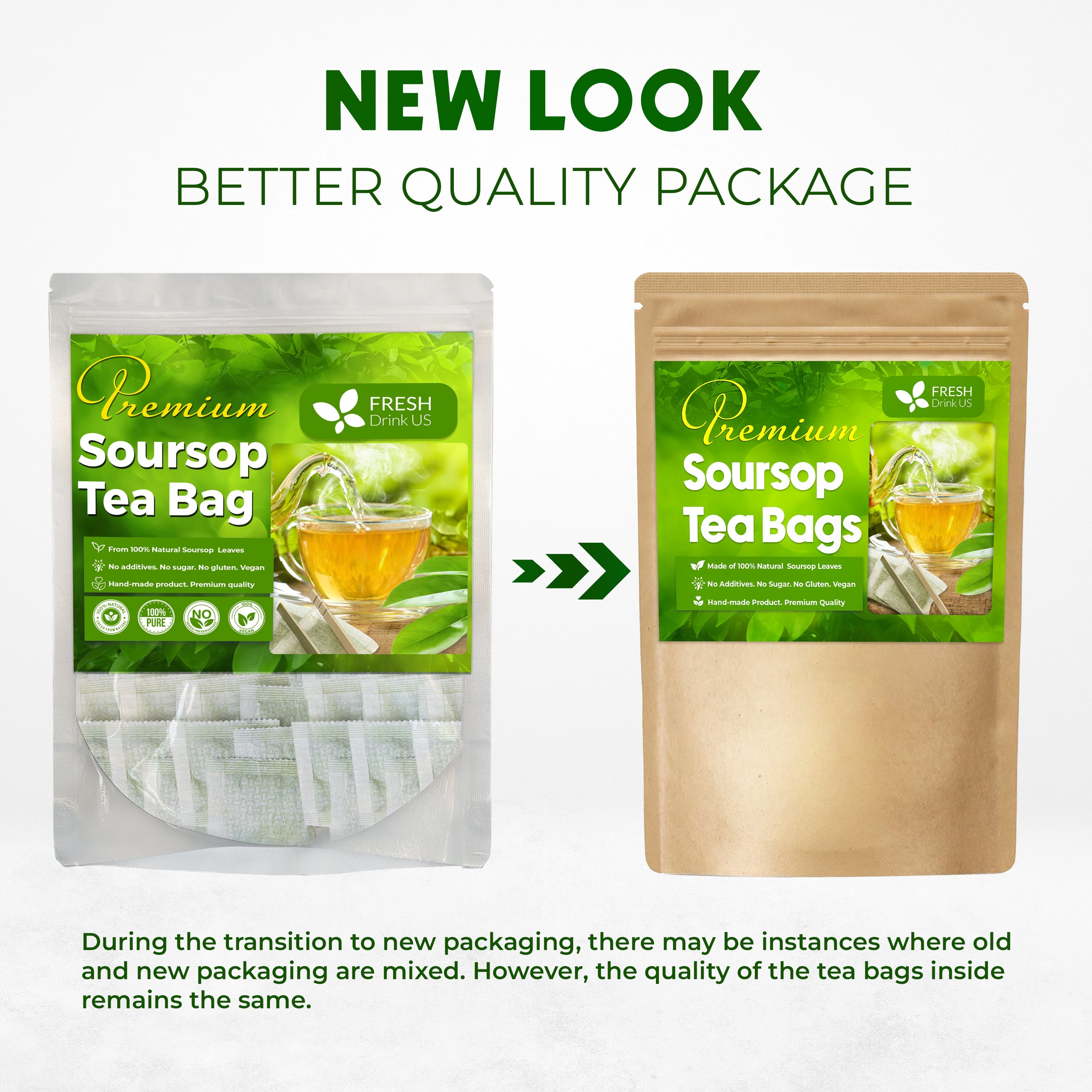 Premium Soursop Leaves Tea bags, Dried Soursop Leaves, Soursop Leaf Powder, Guanabana Leaves Tea, Hoja Guanabana Tea