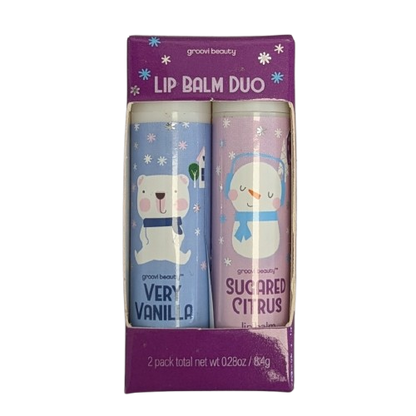 GROOVI Lip Balm Duo