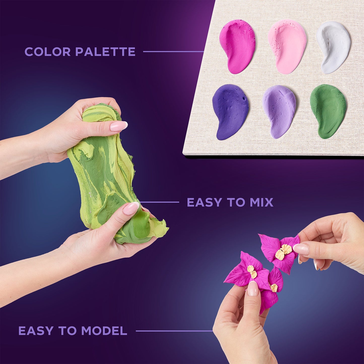 OKTO Sensory Art 3D Woodcraft “Inspiration” – Succulent Craft Kit