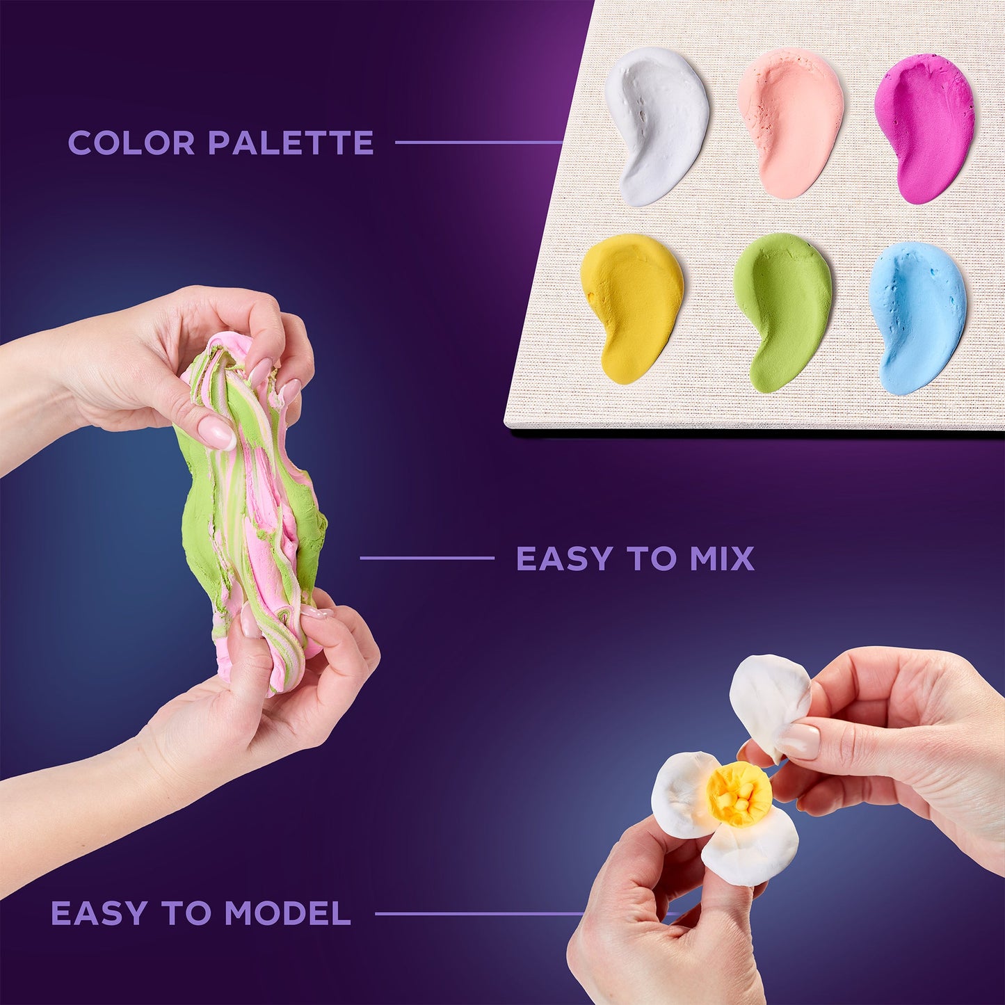 OKTO Sensory Art 3D Woodcraft “Romance” – Succulent Craft Kit