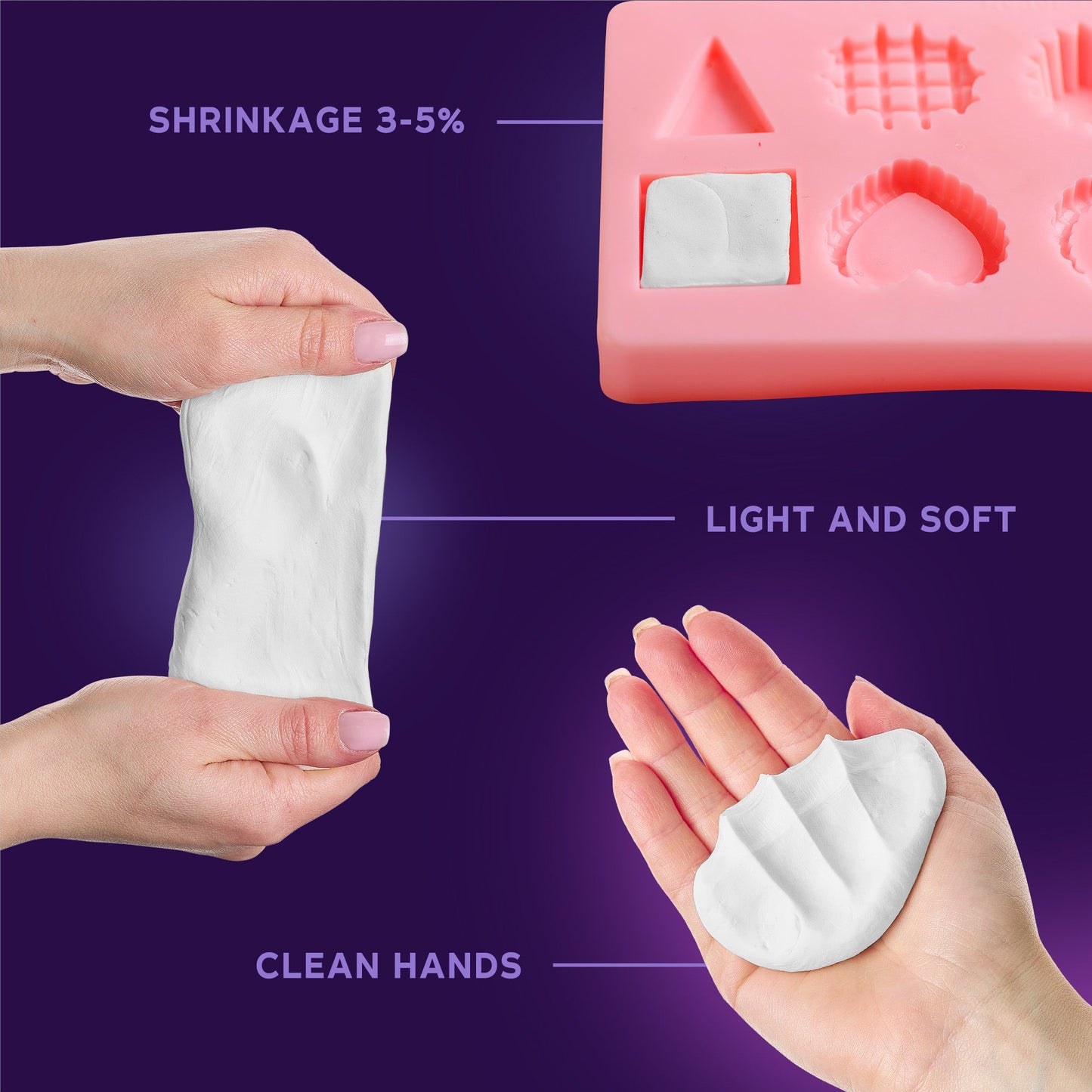 OKTO Colors Air Clay (L) — 30 Sticks — Refill — Ages 14+