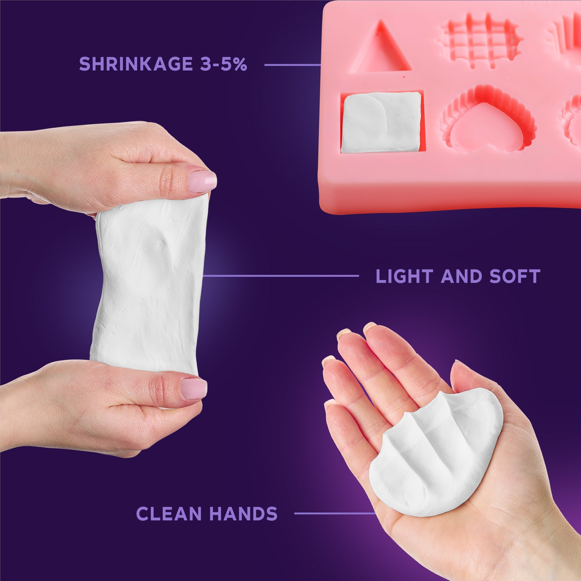 OKTO Colors Air Clay (L) — 30 Sticks — Refill — Ages 14+