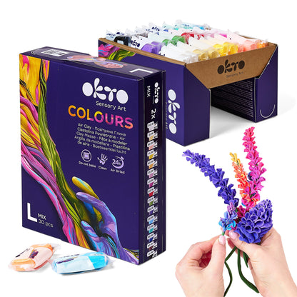 OKTO Colors Mix Air Clay (L Size)