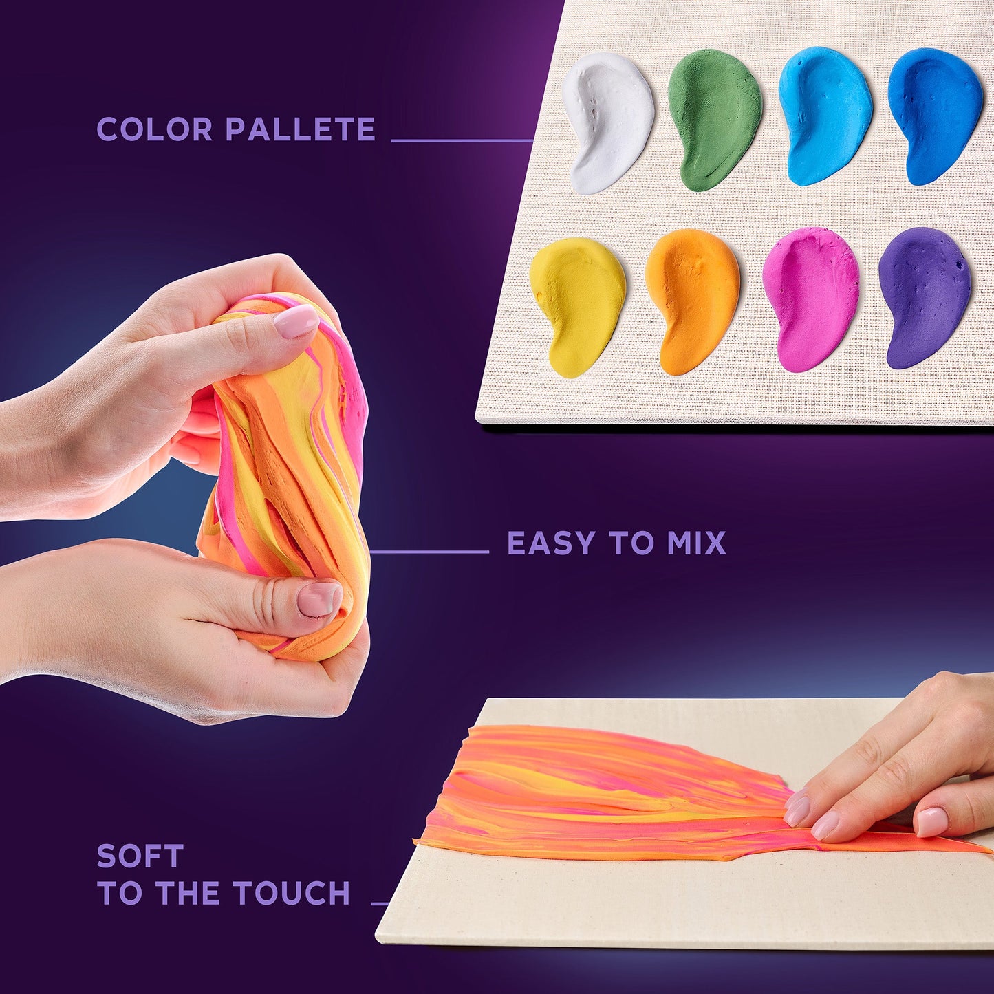 OKTO Air-Dry Clay 3D Painting Kit – #parkguellbarcelona (11.8 x 15.7 in)