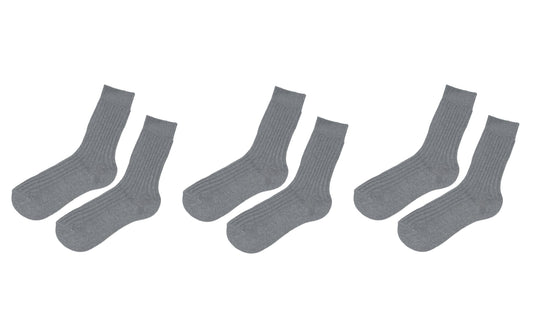 tittimitti® 100% Organic Cotton Men's Boot Socks. 3 Pairs. Made in Italy.