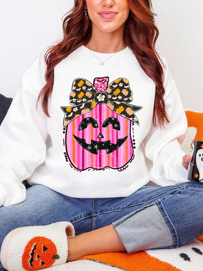 Gildan Pink Pumpkin Sweatshirt