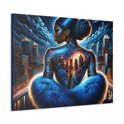 African American Blue Sky's Canvas Gallery Wraps Canvas Gallery Wraps