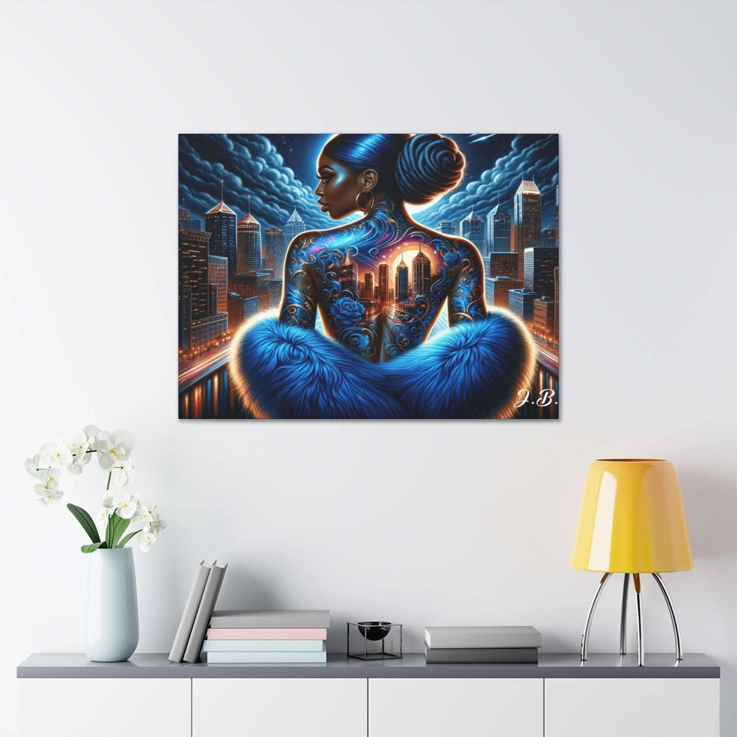 African American Blue Sky's Canvas Gallery Wraps Canvas Gallery Wraps