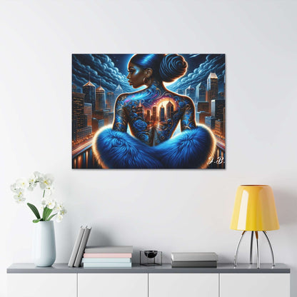 African American Blue Sky's Canvas Gallery Wraps Canvas Gallery Wraps