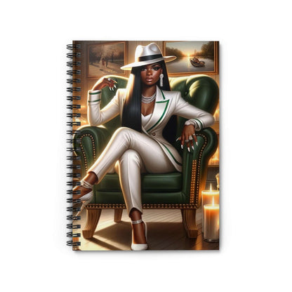 African American  Boss Lady 1 Spiral Notebook - Ruled Line