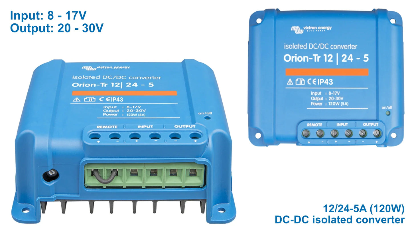 DC-DC Transformers: step up/down converters for 12V, 24V & 48V DC