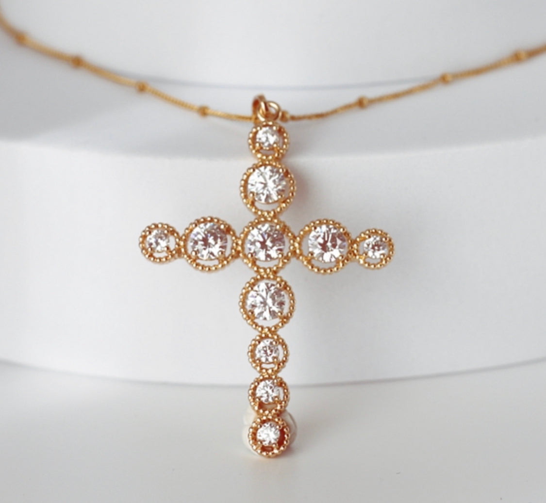 Old World Cross Necklace