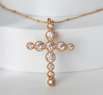 Old World Cross Necklace