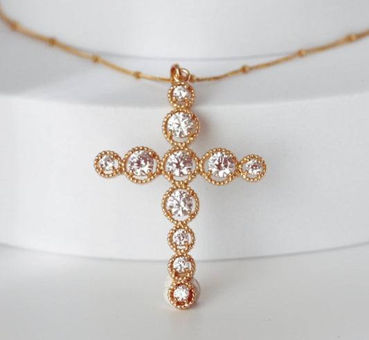 Old World Cross Necklace