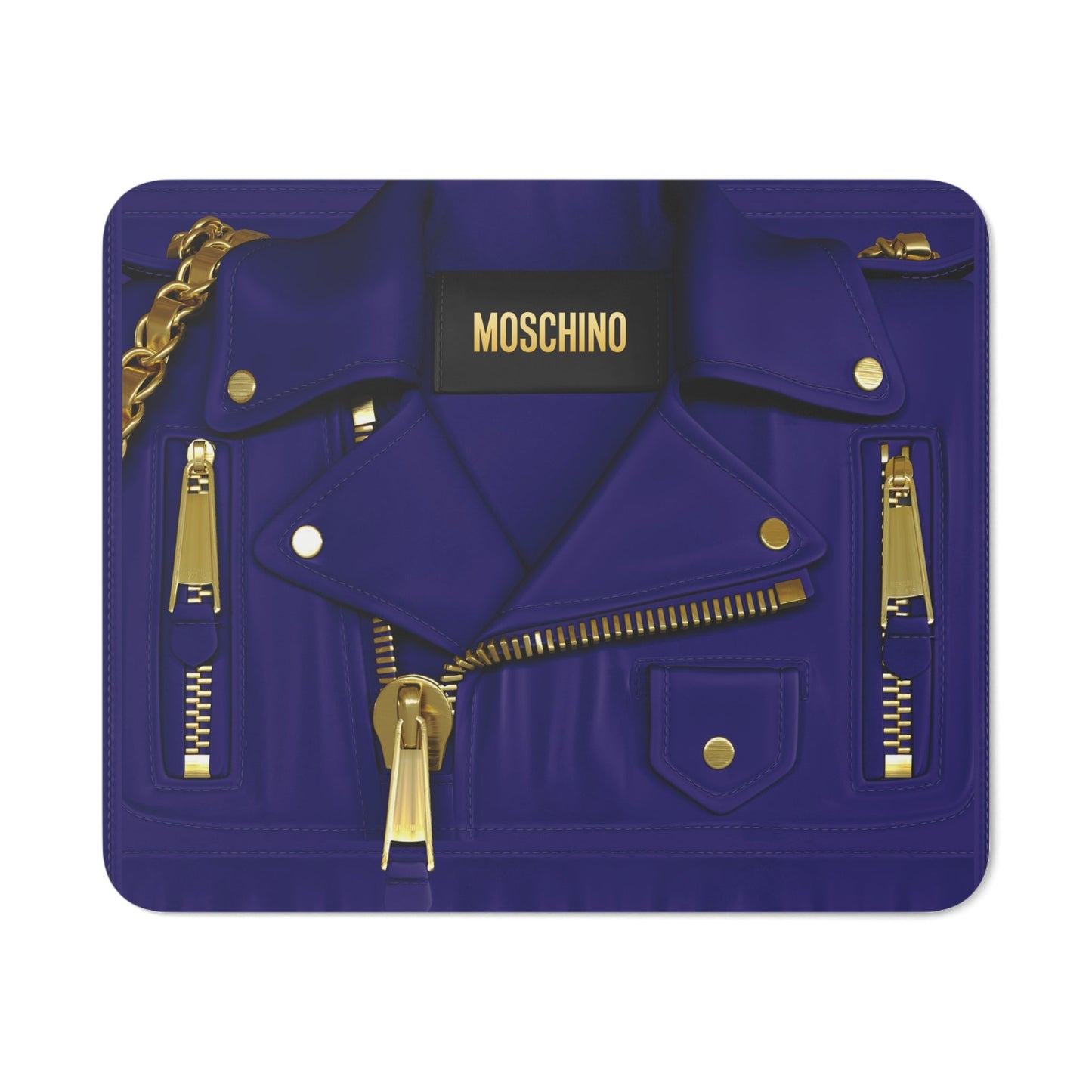 Blue Moschino Desk Mouse Pad