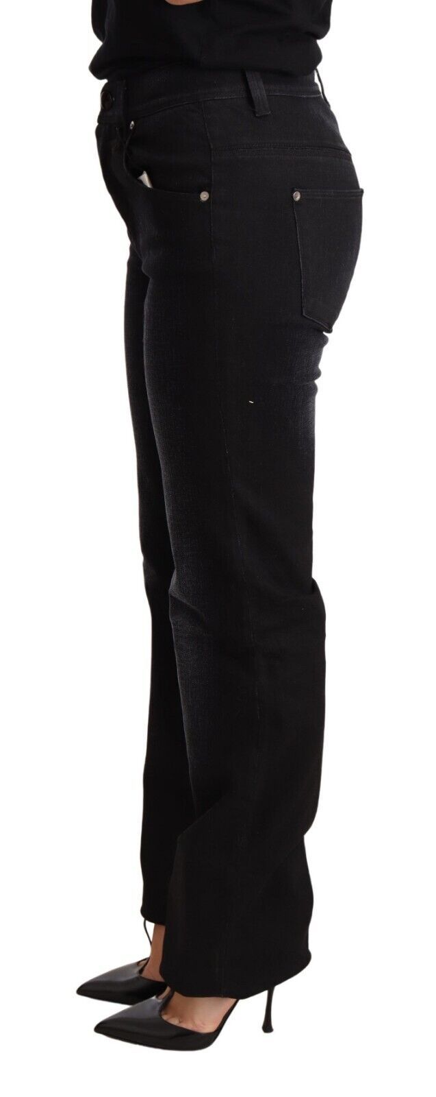 Ermanno Scervino Brown Low Waist Skinny Denim Trouser Cotton Jeans