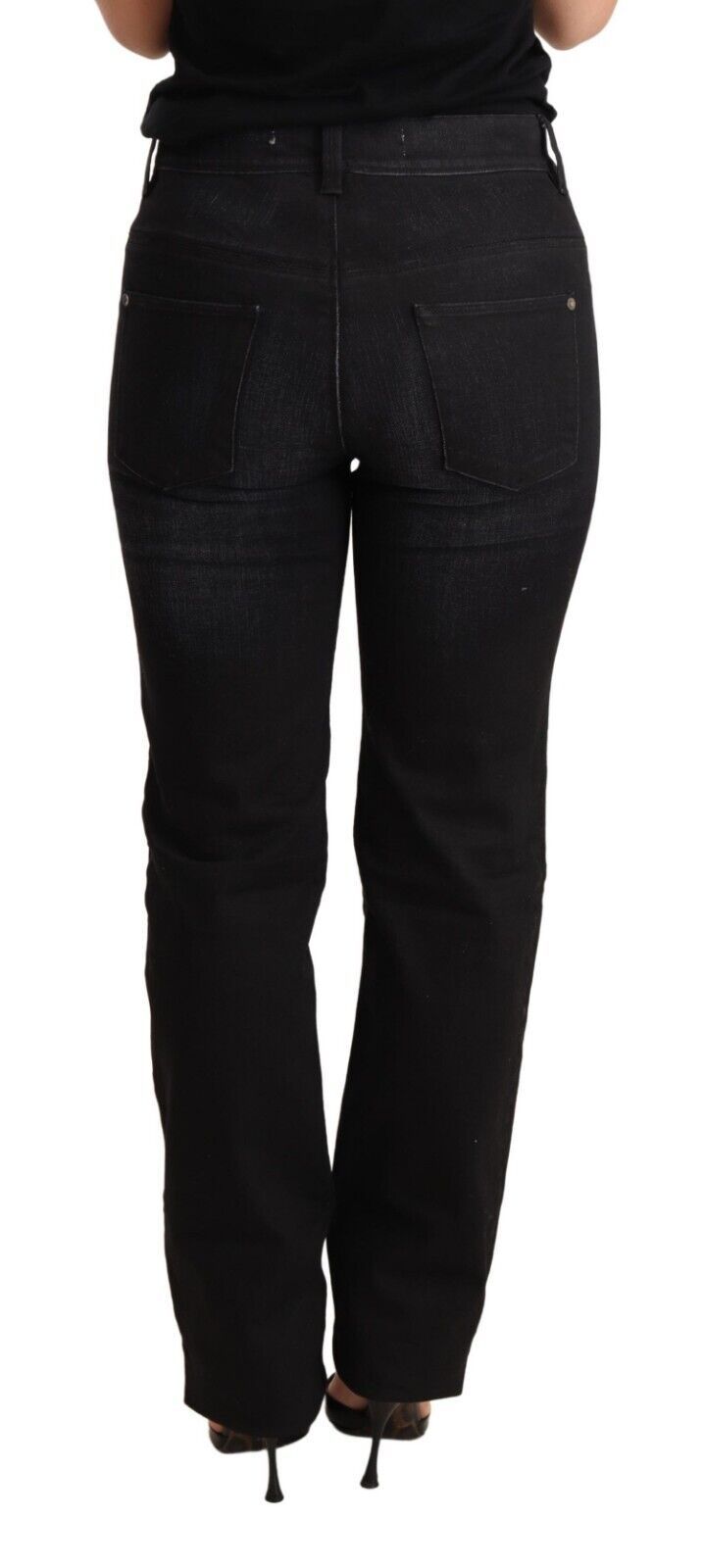 Ermanno Scervino Brown Low Waist Skinny Denim Trouser Cotton Jeans