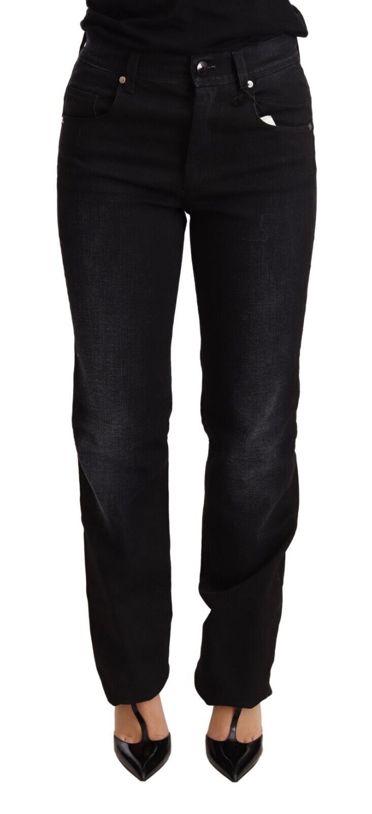 Ermanno Scervino Brown Low Waist Skinny Denim Trouser Cotton Jeans