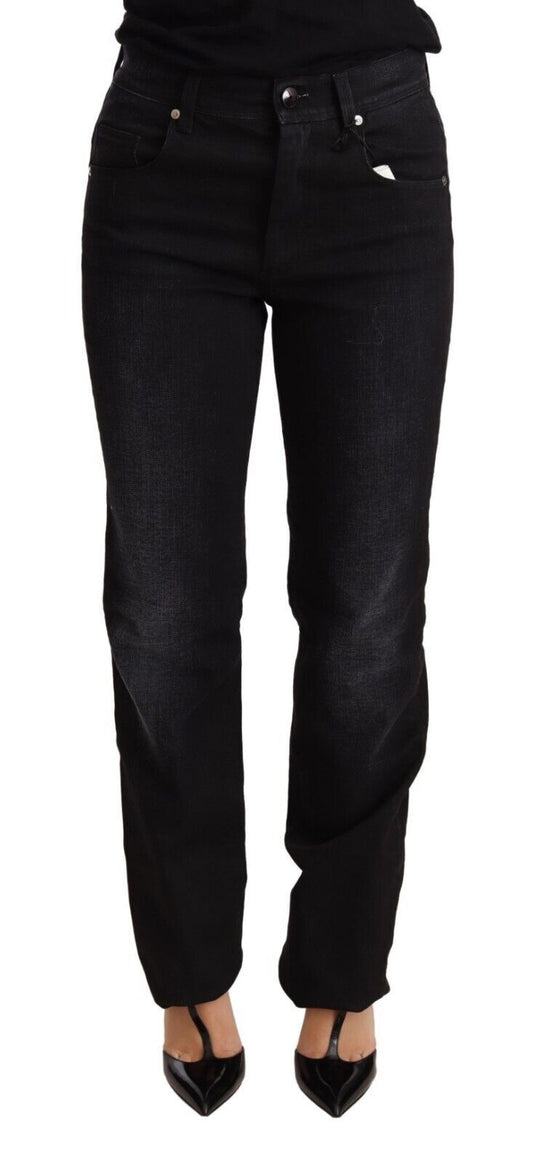 Ermanno Scervino Brown Low Waist Skinny Denim Trouser Cotton Jeans